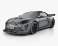 Renault Alpine A110 GT4 2021 3d model wire render