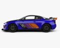 Renault Alpine A110 GT4 2021 3d model side view