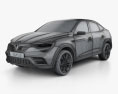 Renault Arkana Concept 2021 3d model wire render