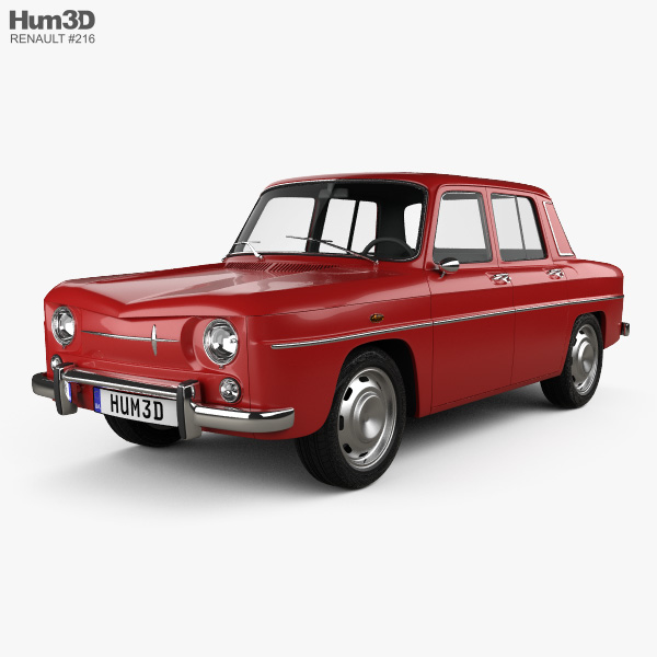 Renault 8 1962 3D model