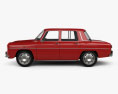 Renault 8 1962 3d model side view