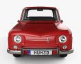 Renault 8 1962 3D-Modell Vorderansicht