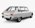 Renault 16 1965 3D-Modell Rückansicht