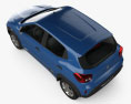 Renault Kwid 2022 Modello 3D vista dall'alto