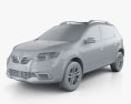 Renault Sandero Stepway City CIS-spec 2022 3D 모델  clay render