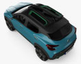 Renault Kiger 2021 3D模型 顶视图