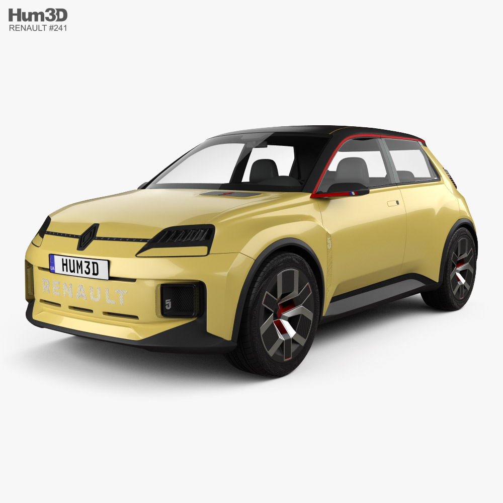 Renault 5 2022 3Dモデル