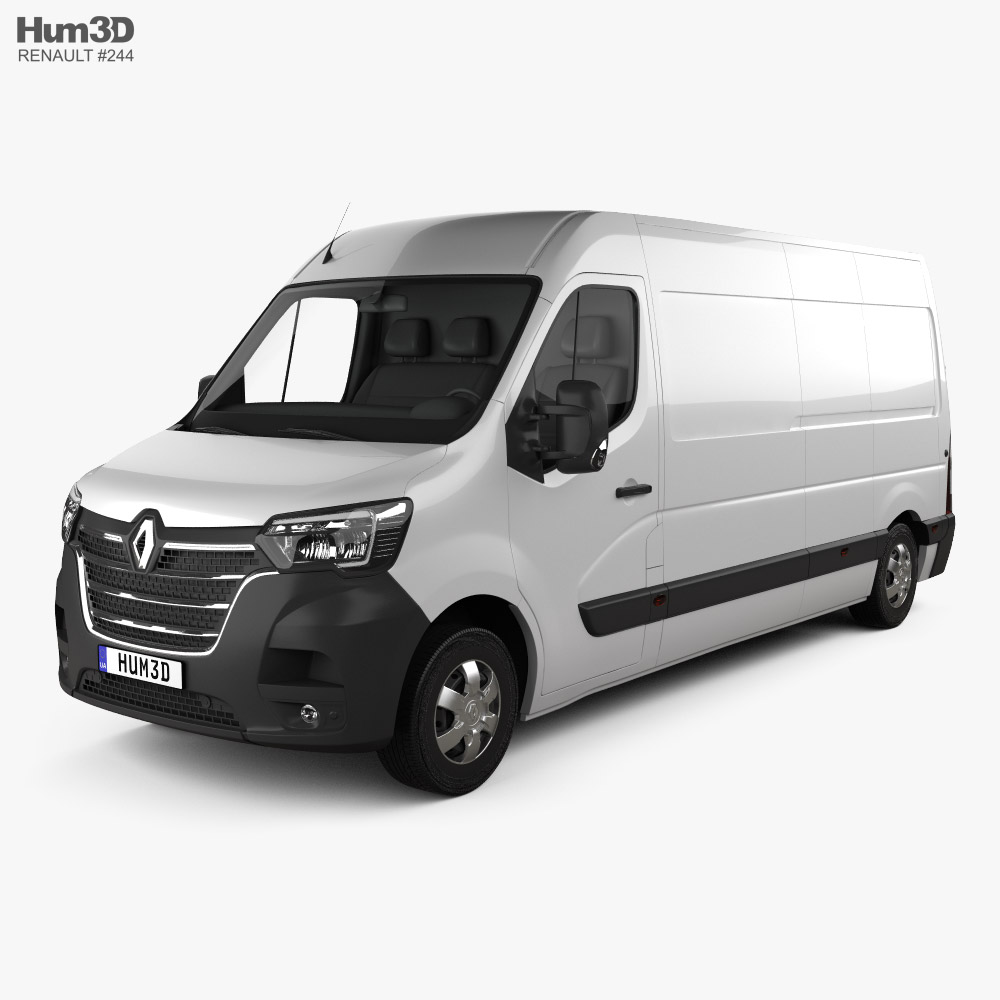 Renault Master 厢式货车 L3H2 2019 3D模型