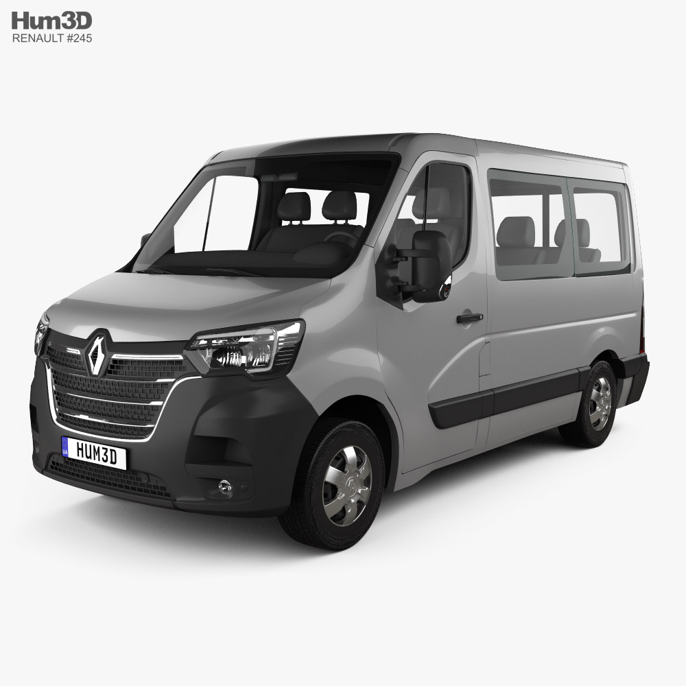 Renault Master Passenger Van L1H1 2022 3D模型