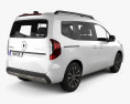 Renault Kangoo 2022 3D-Modell Rückansicht