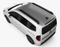 Renault Kangoo 2022 3D 모델  top view