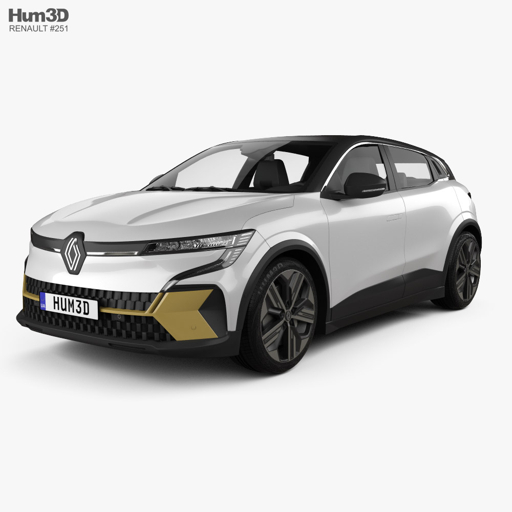 Renault Megane E-Tech 2022 3D 모델 