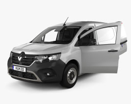 Renault Kangoo Van 인테리어 가 있는 2021 3D 모델 