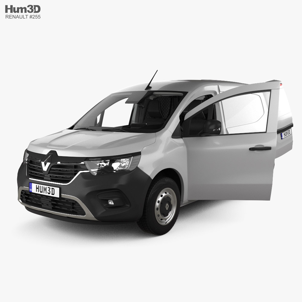 Renault Kangoo Van com interior 2021 Modelo 3d