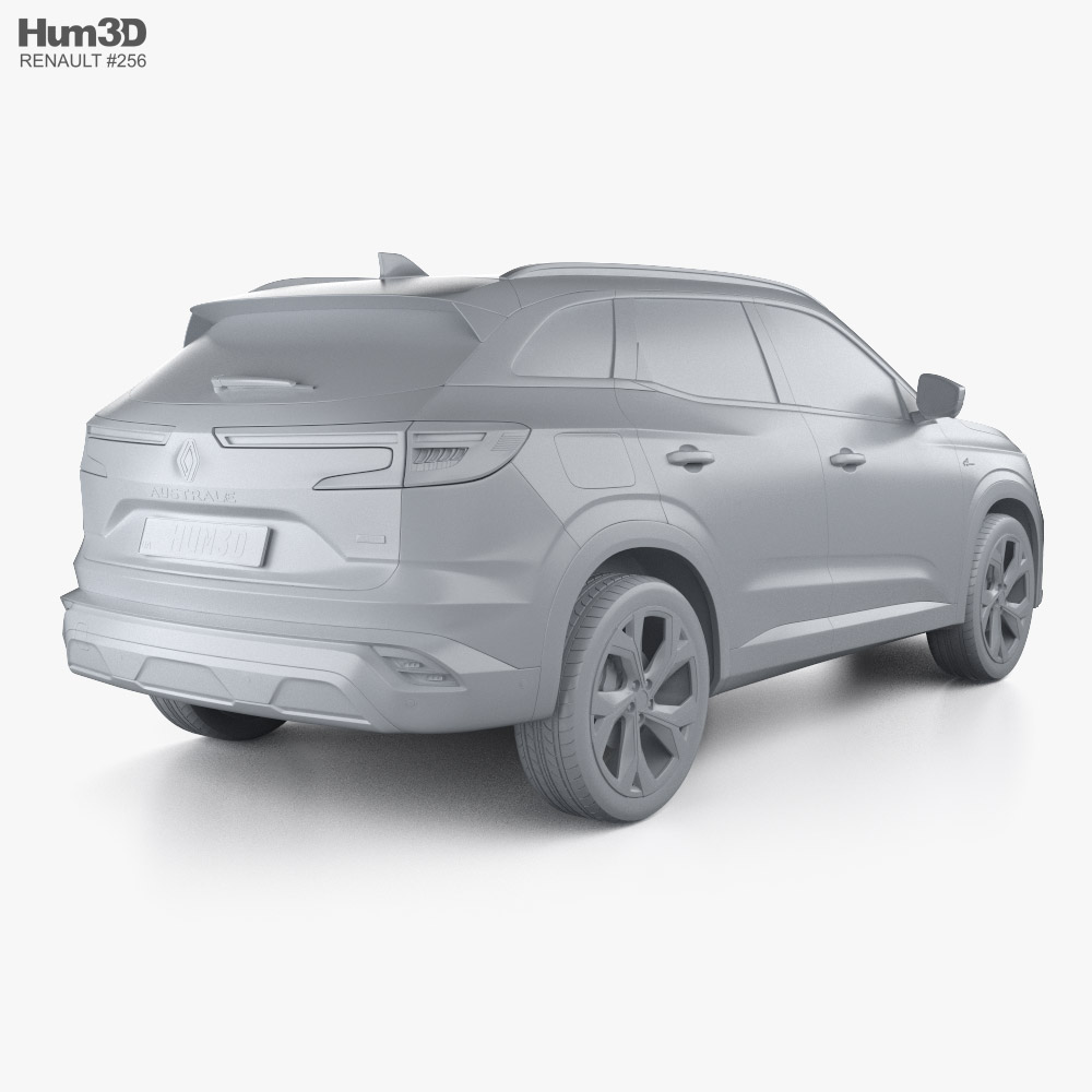 Renault Austral 2023 3D model - Vehicles on Hum3D