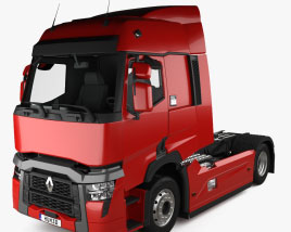 Renault T 트랙터 트럭 2축 2021 3D 모델 