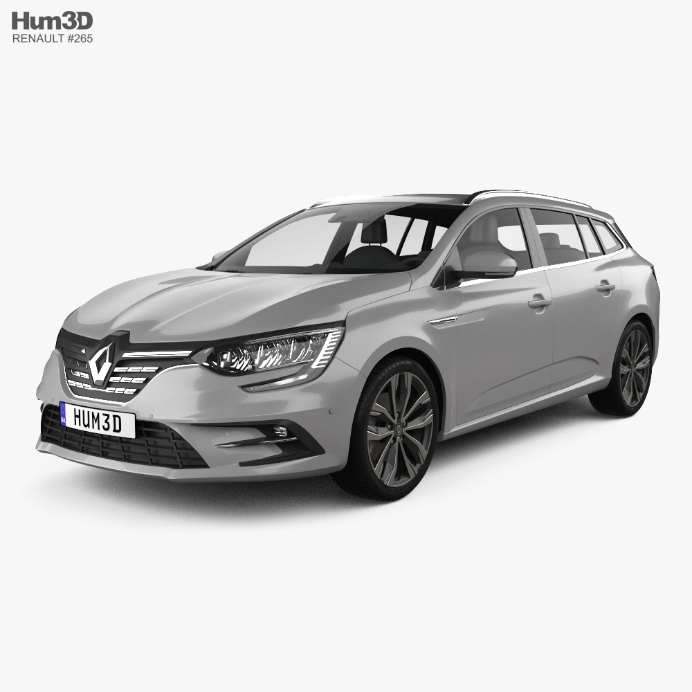 Renault Megane estate 2020 3D 모델 