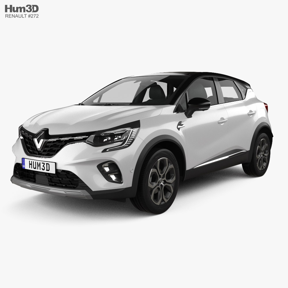 Renault Captur E-TECH Plug-In Hybrid 2020 3D 모델 