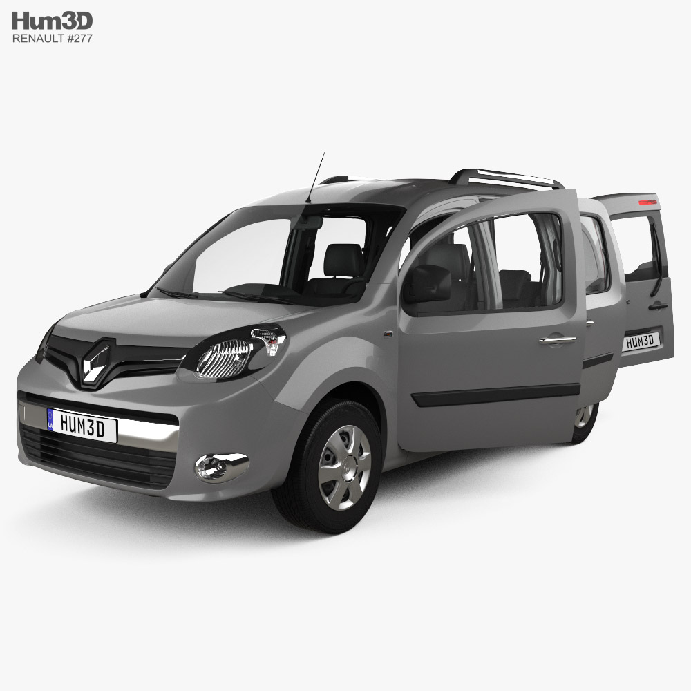 Renault Kangoo avec Intérieur 2014 Modèle 3D
