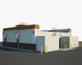 KFC Restaurant 01 3d model