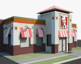 KFC Restaurant 01 3d model