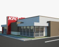 KFC Restaurante 02 Modelo 3d