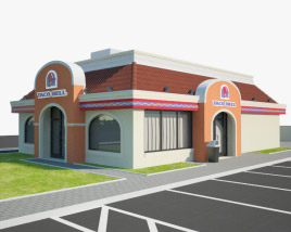 Taco Bell Restaurant 01 3D model
