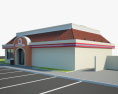 Taco Bell Restaurant 01 3D-Modell