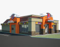 Taco Bell Restaurant 02 3D-Modell