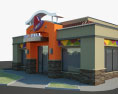 Taco Bell レストラン 02 3Dモデル