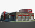 Wendy’s Restaurante 02 Modelo 3d