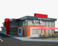 Wendy’s Restaurant 03 3d model