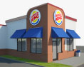 Burger King Restaurante 01 Modelo 3D