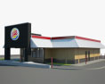 Burger King Restaurant 03 3D-Modell