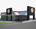 Burger King Ristorante 03 Modello 3D