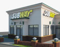 Subway Ресторан 01 3D модель