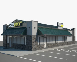 Subway Restaurant 03 3D-Modell