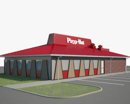 Pizza Hut Restaurant 02 3D model