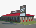 Pizza Hut 음식점 02 3D 모델 