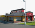 Pizza Hut Restaurant 03 3D-Modell