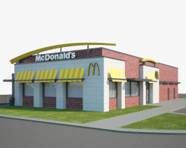 McDonald's Restaurant 02 3D-Modell