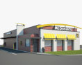 McDonald's 음식점 02 3D 모델 