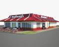 McDonald's 음식점 03 3D 모델 