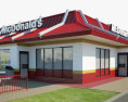 McDonald's 음식점 03 3D 모델 