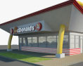 McDonald's Ristorante 04 Modello 3D