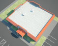 Hooters Restaurant 02 3d model
