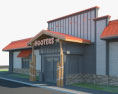 Hooters Restaurant 02 3d model