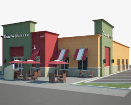 Panera Bread Ristorante 02 Modello 3D