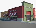 Panera Bread Restaurant 02 3D-Modell