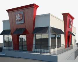 Jack in the Box Ristorante 01 Modello 3D